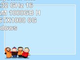 Gamer PC System Intel i56500 4x32 GHz 16GB DDR4 RAM 1000GB HDD nVidia GTX1080 8GB