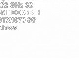 Gamer PC System Intel i56500 4x32 GHz 32GB DDR4 RAM 1000GB HDD nVidia GTX1070 8GB