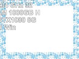 Gamer PC System Intel i76700 4x34 GHz 32GB DDR4 RAM 1000GB HDD nVidia GTX1080 8GB inkl
