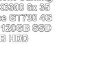 AGANDO Silent Gaming PC  AMD FX6300 6x 35GHz  GeForce GT730 4GB  4GB RAM  120GB SSD
