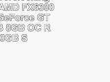 AGANDO Overclocking Gaming PC  AMD FX6300 6x 41GHz  GeForce GTX750 Ti 2GB  8GB OC