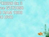 AGANDO Extreme Gaming PC  AMD FX8320 8x 35GHz  GeForce GTX1050 Ti 4GB  8GB RAM
