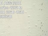 AGANDO Silent Multimedia PC  AMD A66420K 2x 40GHz  Turbo 42GHz  AMD HD8470D 2GB