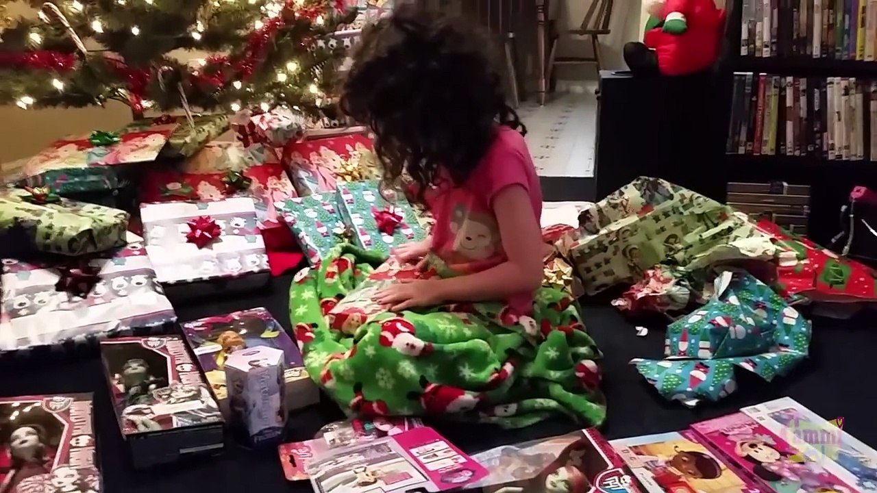 Opening Presents Christmas Morning new