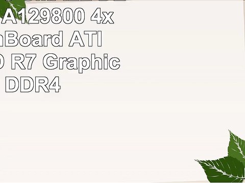 AnkermannPC SMALL DESK OFFICE A129800 4x 380GHz onBoard ATI RADEON HD R7 Graphics 8GB