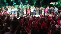 Piñera  y Guillier cierran campañas presidenciales en Chile