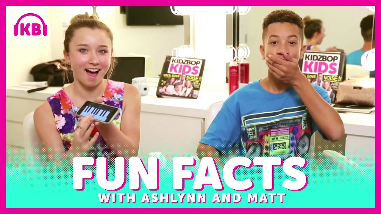 Fun Facts with Ashlynn & Matt from KIDZ BOP - Part 2-bUI4VJyXOQc