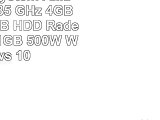Office PC System AMD FX6300 6x35 GHz 4GB RAM 1000GB HDD Radeon HD3000 1GB 500W Windows