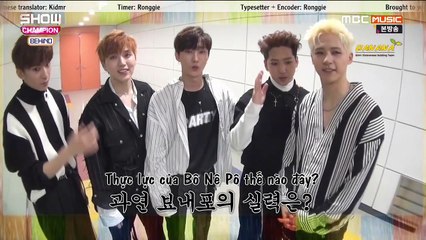 [BANANAST][Vietsub] 171010 Show Champion Behind - B1A4