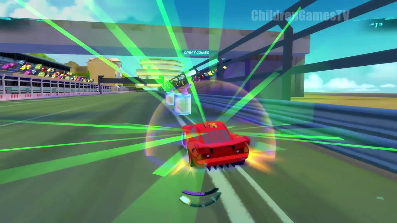 Cars 2 Movie-Game Disney Action Video Game Full Races (English HD) Lightning McQueen Playing