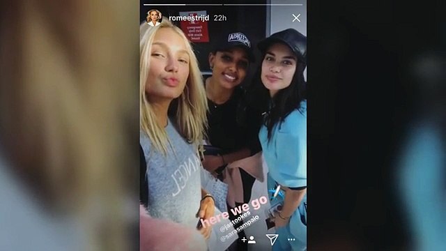 Angels on the move! Victoria's Secret models head to Shanghai