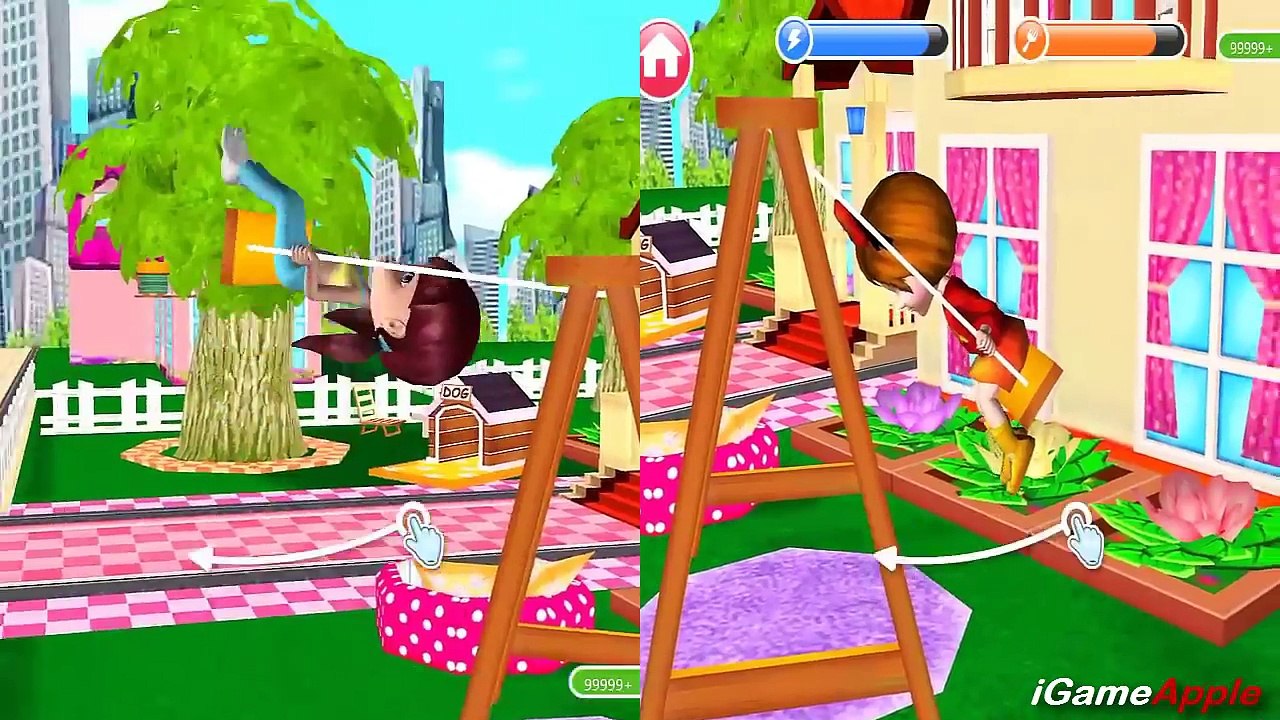 Ava The 3D Doll VS Mia My New Best Friend iPad Gameplay for Children HD #20