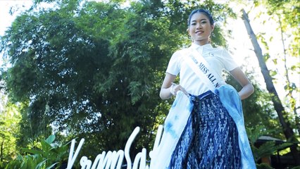 Miss All Nations Thailand_สะบัดผ้าลายคราม สกลนคร
