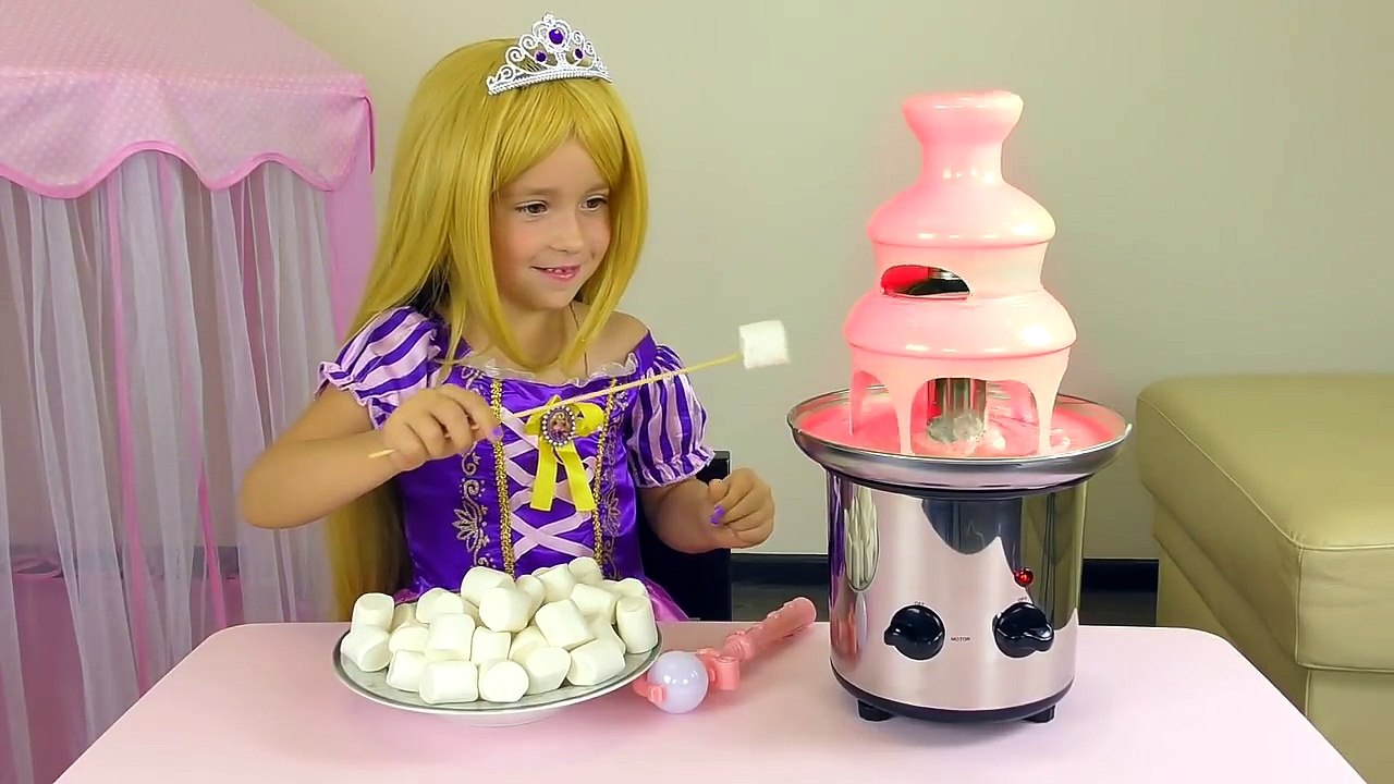 Bad Kid Steals Сhocolate Fountain IRL  Learn Colors  Baby Songs Nursery Rhymes Johny Johny Yes Papa