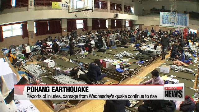 Pohang earthquake injuries, damage continue to rise on third day