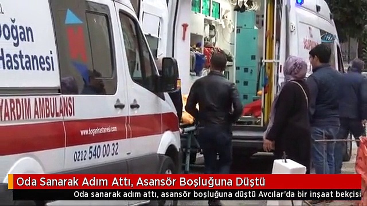 Oda Sanarak Adım Attı, Asansör Boşluğuna Düştü