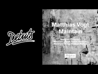 Matthias Vogt 'Maintain (Bleak Scene Rework)' - Boiler Room Debuts