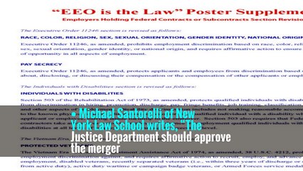 DealBook Briefing: ‘Antitrust Is Law Enforcement, Not Regulation’