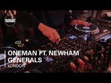 Oneman ft. Newham Generals Boiler Room London DJ Set   Live Freestyle
