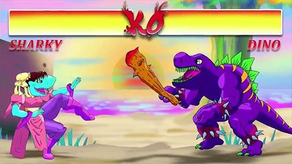 MINECRAFT SHARK VS. DINO! My Cute Shark Attack Cartoon #39 (+BEST OF!) kids cartoon!