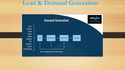 Saleglue- Lead & Demand generation Service provider