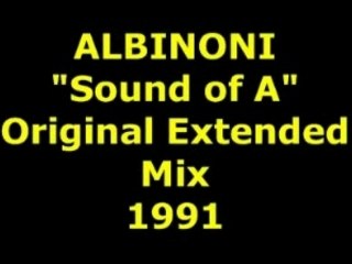 ALBINONI "Sound of A" Extended Mix 1991