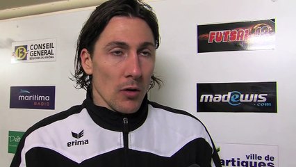 L'analyse d'après match avec le portier du FC Martigues Julien Vanni