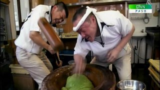 CNN:About a great big treat in Japan.It's called 'mochi' made from rice & popular