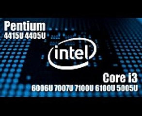 Pentium 4405U 4415U vs Core i3 6006U 5005U 7100U 6100U 7007U — тесты в играх (gaming test)