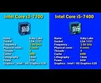 Intel Core i3-7100 vs i5-7400  GTX 1060 6GB