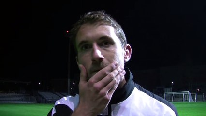 L'analyse d'après match avec le milieu de terrain sang et or Paul Maisonneuve