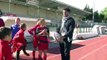 Jonathan Wisniewski avec des jeunes licenciés de Martigues Port de Bouc