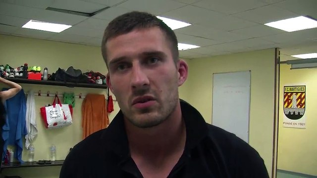 Le portier du FC Martigues Nicolas Enriotti