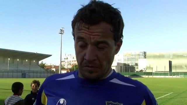 C'était le dernier match de Julien Gibert hier soir à Saint Exupéry