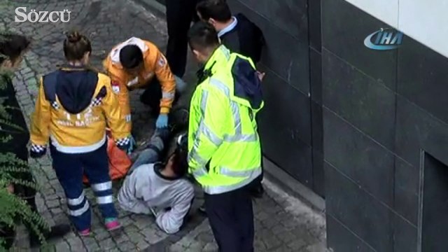 Polisin dur ihtarına uymadı! Polis vurarak durdurdu