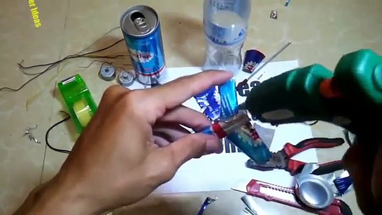 AMAZING!!Cara Membuat Helicopter dari Kaleng Bekas