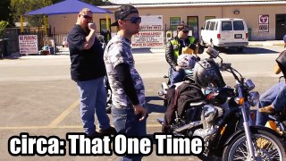 Harley Rider Helps Stranded Motorist - Harley Davidson Sportster Iron 883-ShLlqlfcbdk