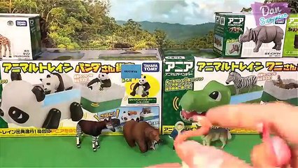 MY NEW WILD ANIMALS TOY COLLECTION for kids TOMY TAKARA - Learn Africa, Safari Wild Animals