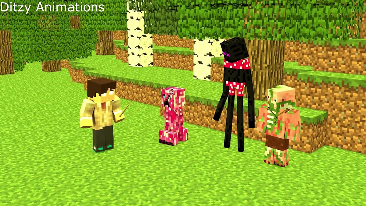 Monster School Minecraft Animation DANTDM, TheDiamondMinecart Funniest Minecraft Animation