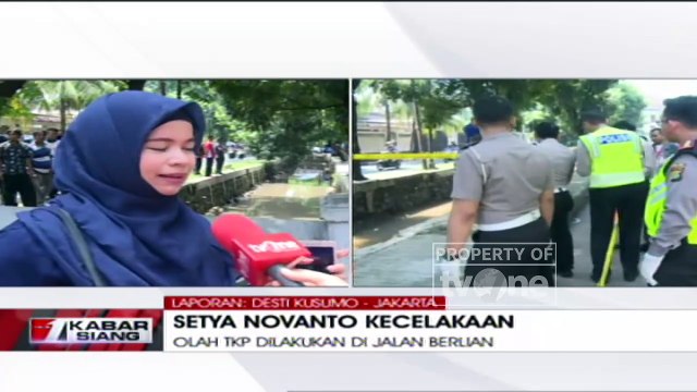 Liputan tvOne Di Lokasi Kecelakaan Setya Novanto