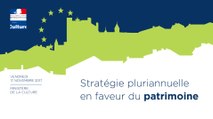 Stratégie pluriannuelle en faveur du patrimoine