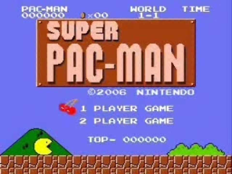 Pac-Man Meets Super Mario Bros.