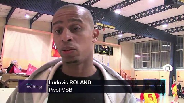 Ludovic Roland pivot du Martigues Sport Basket