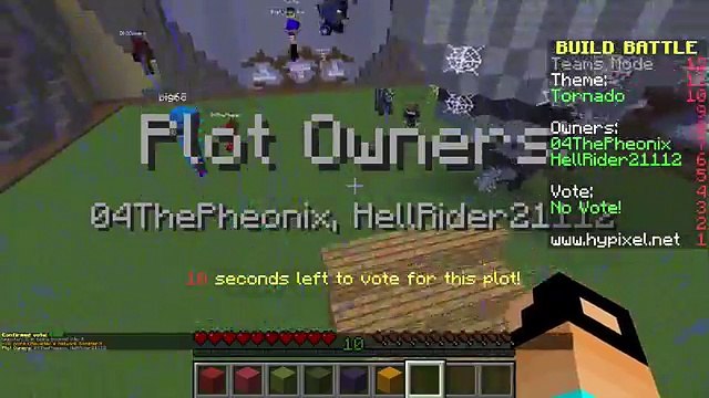 Team Build Battle Challenge - Tornado with Elias Strebe - Minecraft