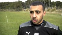 Réaction de Brahim Ben Daoud, attaquant du FC Istres.