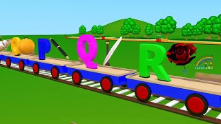 An Alphabet Train, Learning alphabets for kids, abc train youtube