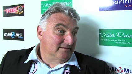 La zone mixte Maritima après la rencontre FCM-Chasselay