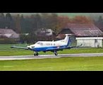Pilatus PC-12 Turboprop in SET-IMC Approved Livery  Take-Off at Bern
