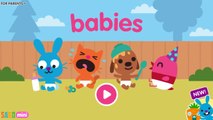 Sago Mini Trucks and Diggers & Sago Mini Babies Kids Games Educational Video