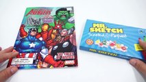 Mr. Sketch Scented Markers, I Color My Marvel Coloring Book!